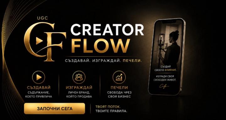 UGC CreatorFlow Community BG