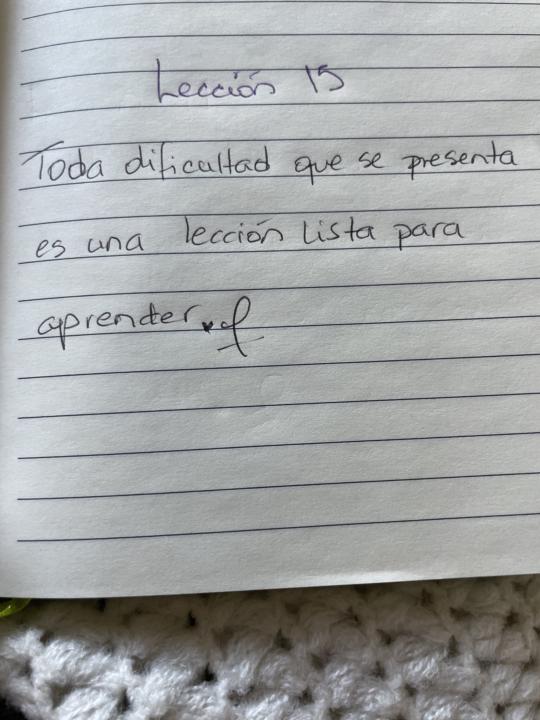 Lección 15