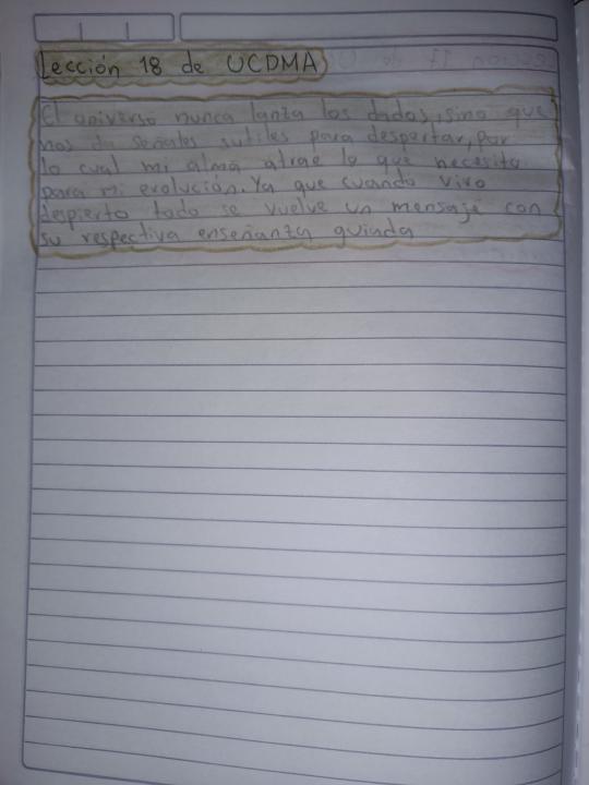 Lección 18 de UCDMA