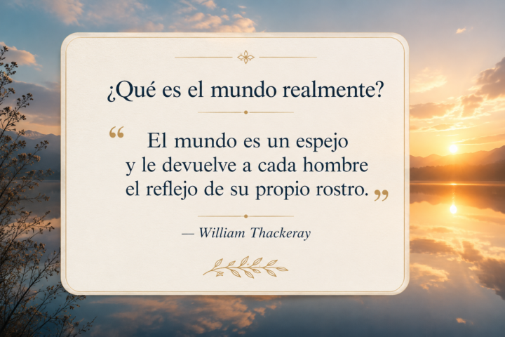 ¿Qué es el mundo realmente?. UCDM