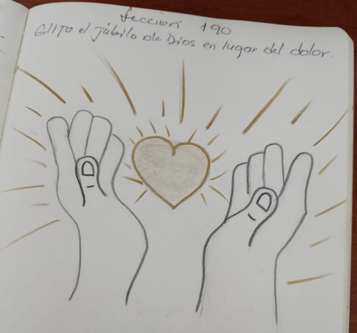LECCION 190 ELIJO EL JUBILO DE DIOS EN LUGAR DEL DOLOR