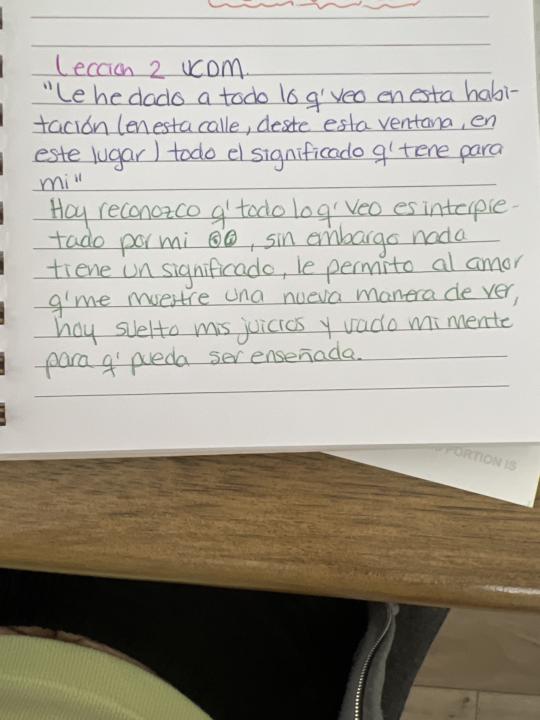 UCDM Lección 2