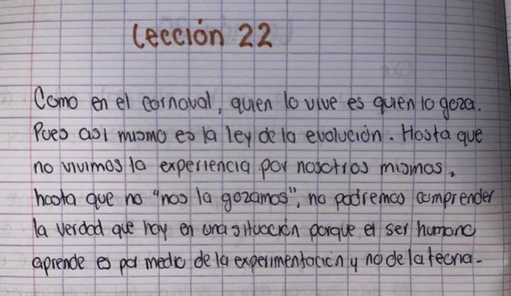 Lección 22 