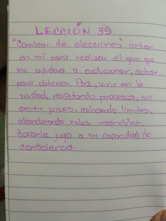 LECCIÓN 39 UCDMA 