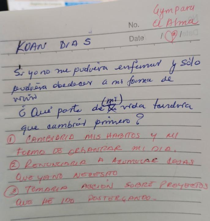 Día 5 KOAN - 7 días entrenamiento consciente-