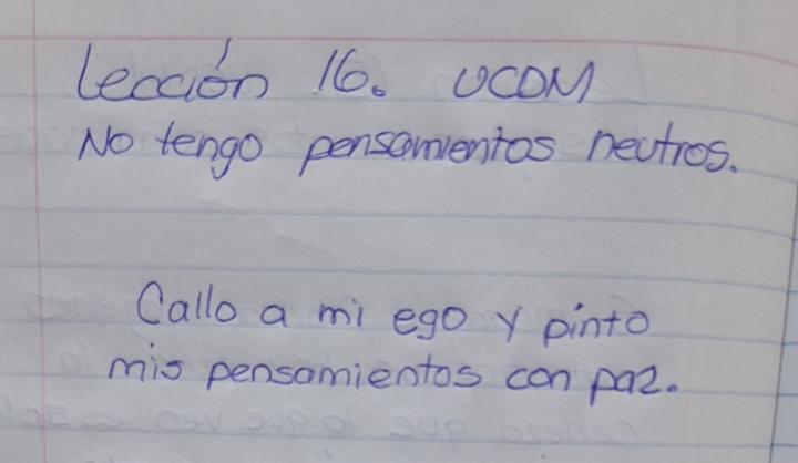 LECCION 16. UCDM