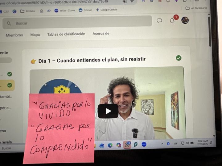 Día 1️⃣ Entrenamiento consciente 