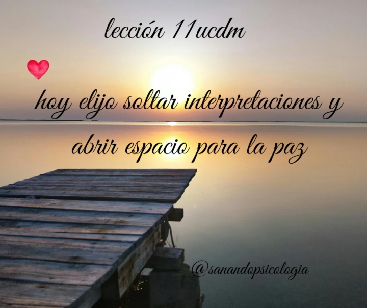 Lección 11 UCDM