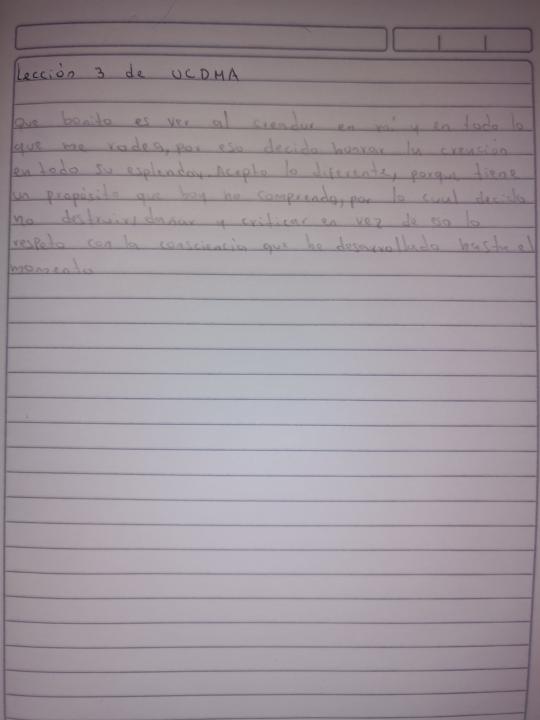 Lección 3 de UCDMA