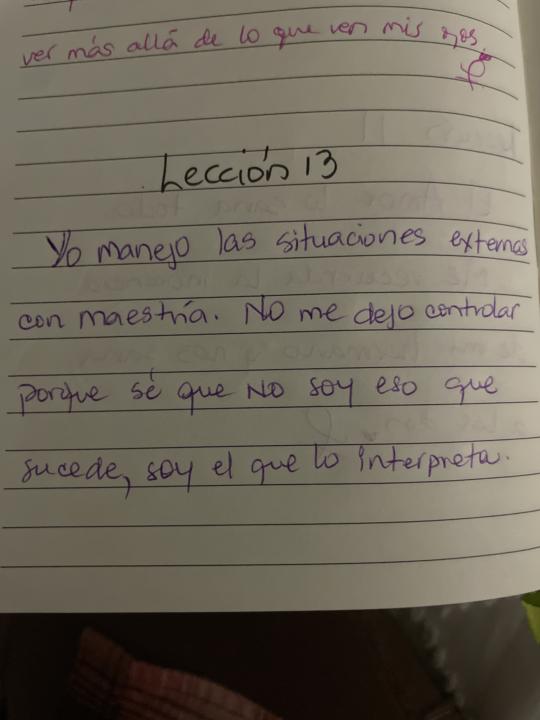Lección 13