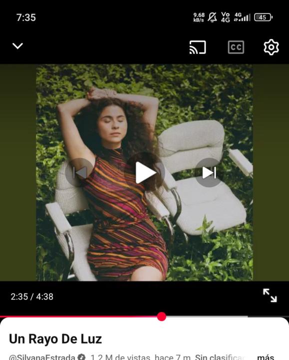 Canción Un rayo de luz 