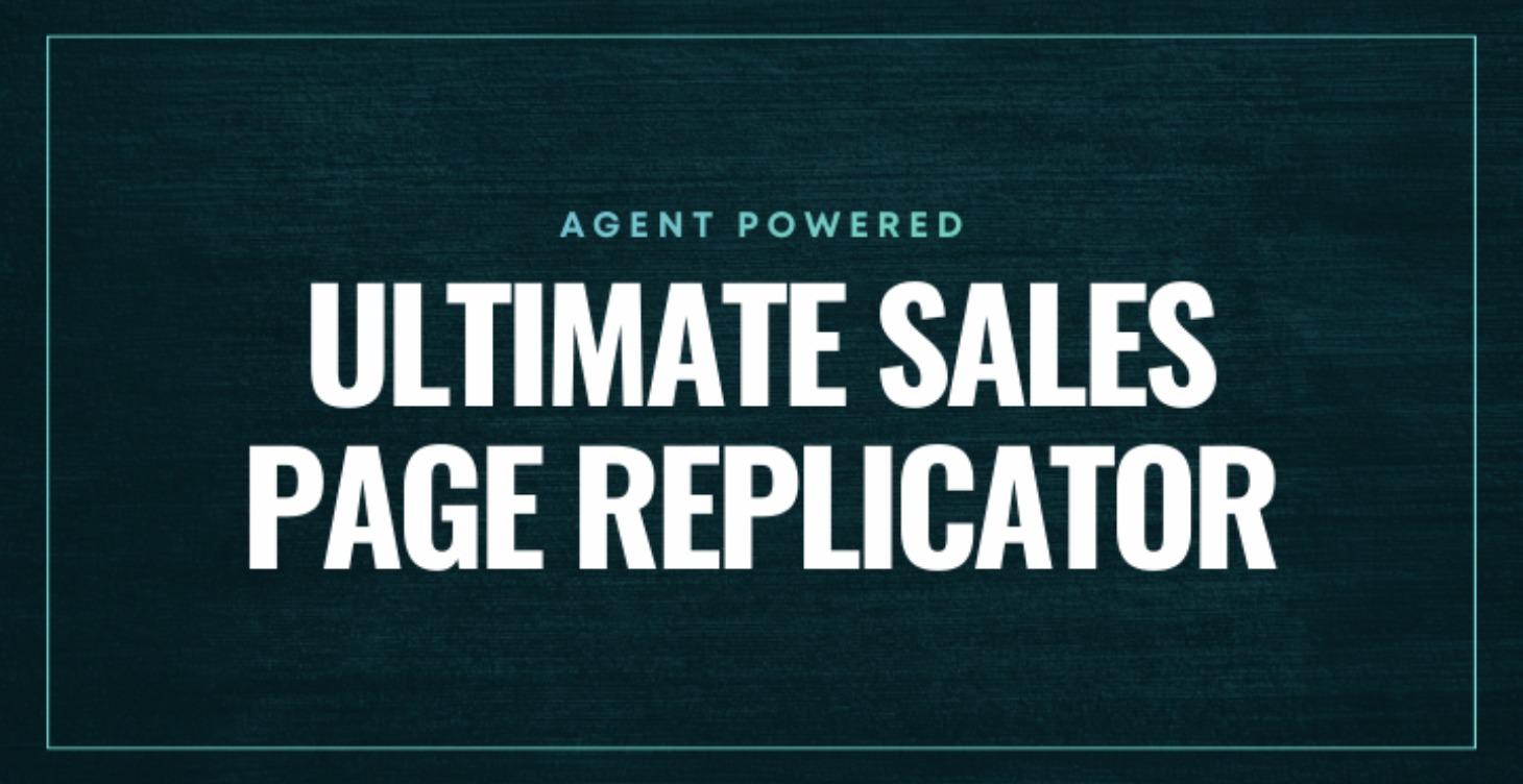 Ultimate Sales Page Replicator