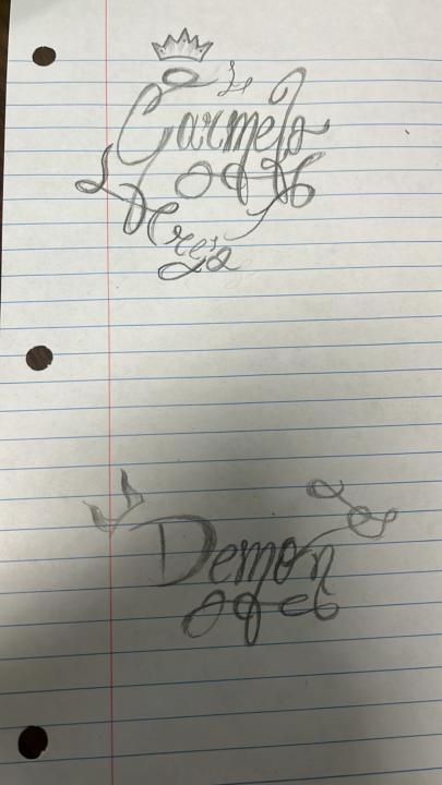 A quick sketch of my “Chicano calligraphy” 