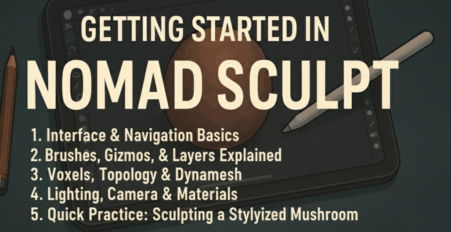 Getting started with Nomad sculpt