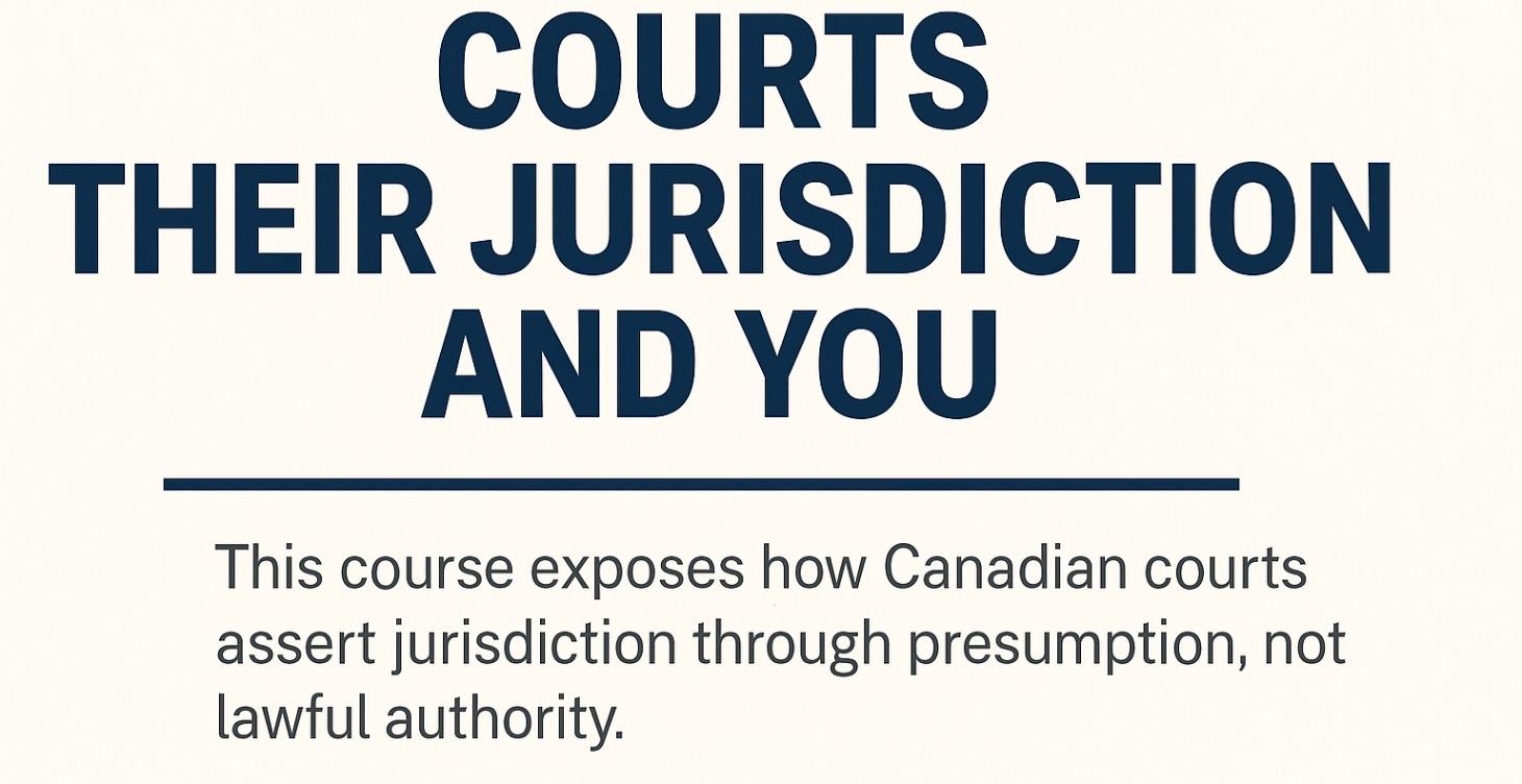 Courts Their Jurisdiction and YOU