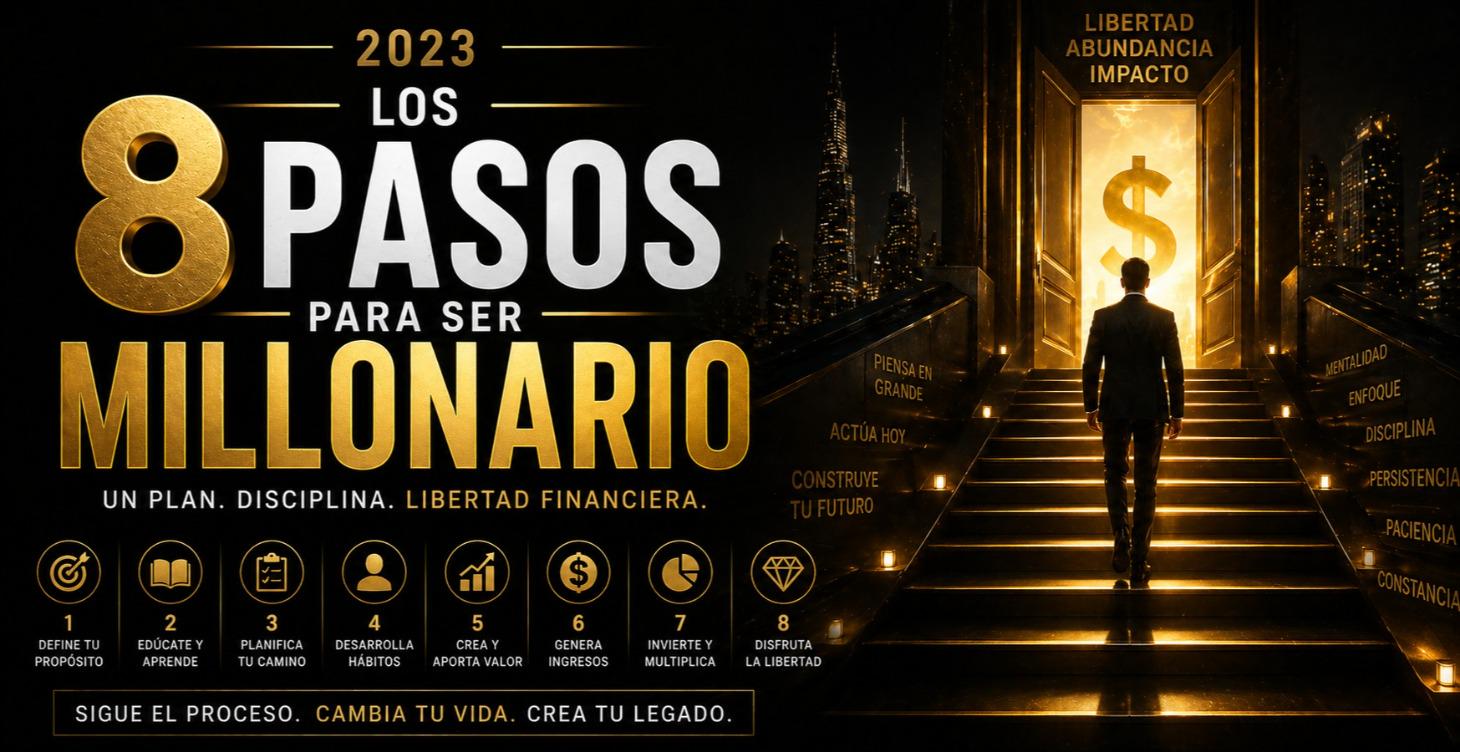 Los 8 Pasos para ser Millonario