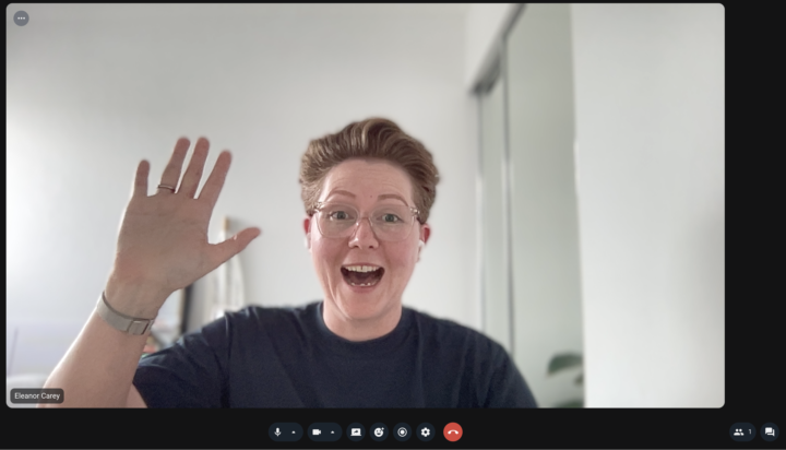 Coffee hour starts now!