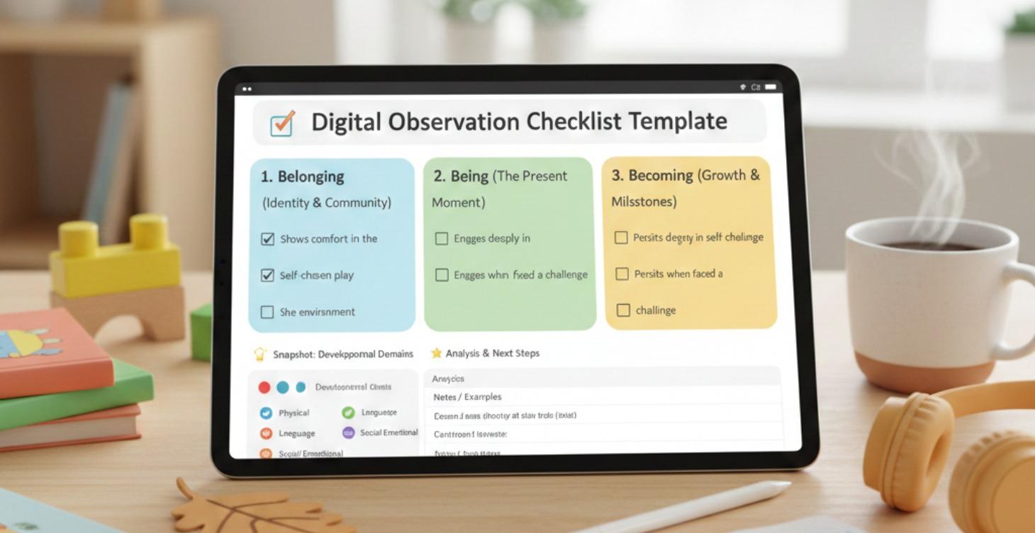 Digital Observation Checklist Template