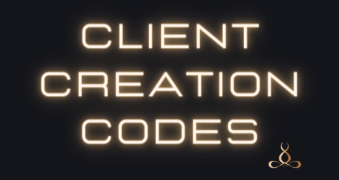 Client Creation Codes