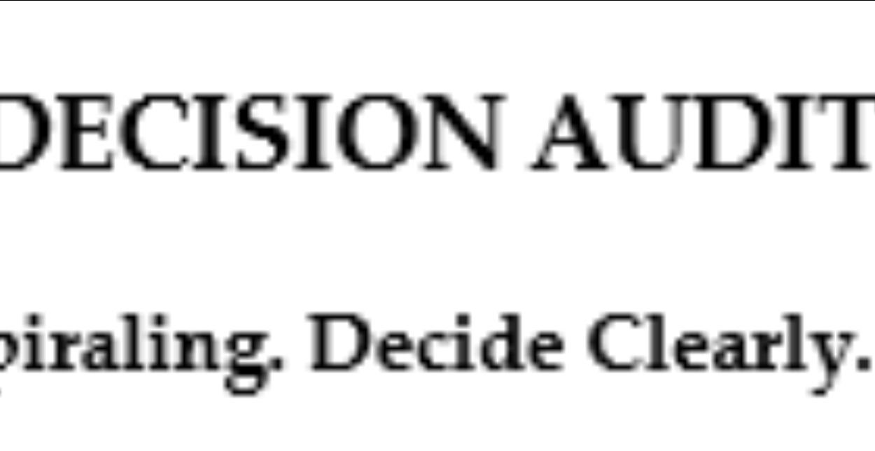 Decision Audit