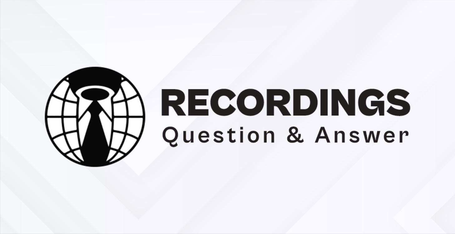 OFM -  Q/A RECORDINGS