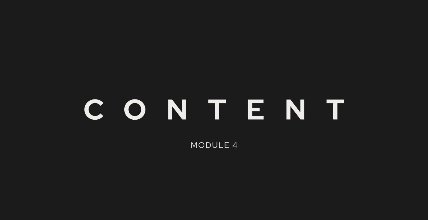 MODULE 4 — CONTENT ENGINE