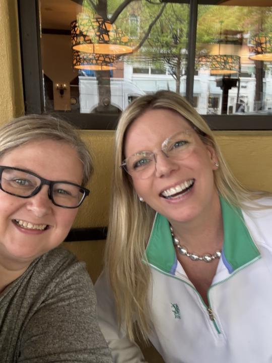 SKOOL IRL!! Theresa and Suzanne lunch in Bethesda MD! 
