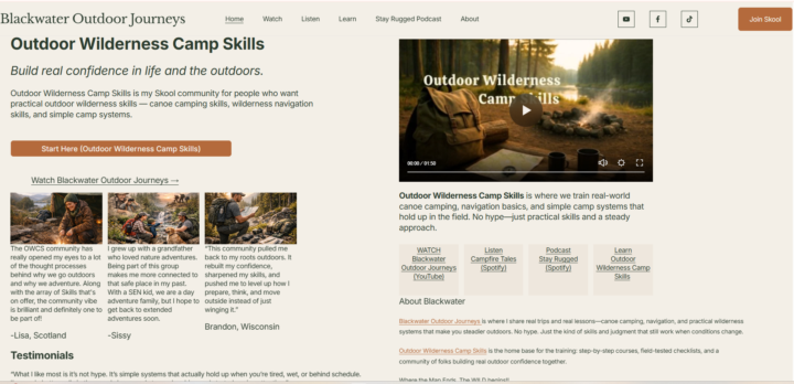 Been heads-down on a quiet website rebrand 🪵🌲 and it’s finally live.