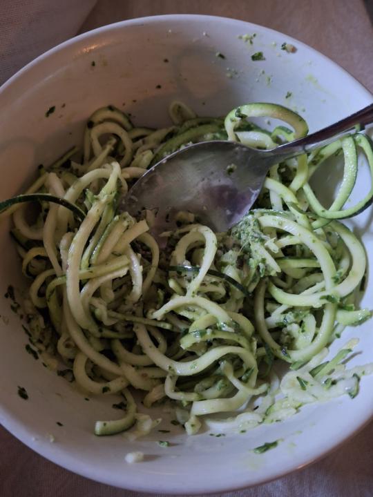 Zucchini Basil Pasta