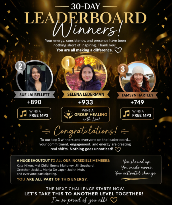 🏆 30-Day Leaderboard Winners Are In 🏆