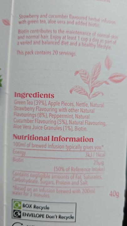 Bought in fruit teabags