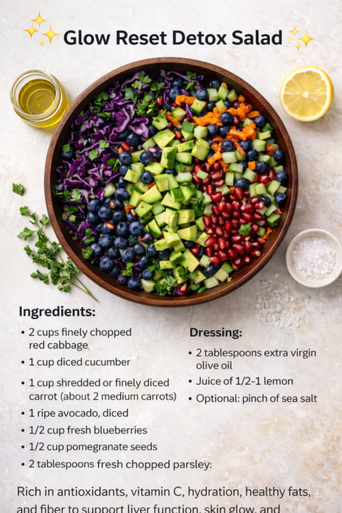 ✨ Glow Reset Detox Salad ✨