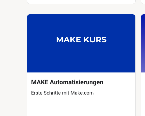 ⚙️ Make Automatisierungen