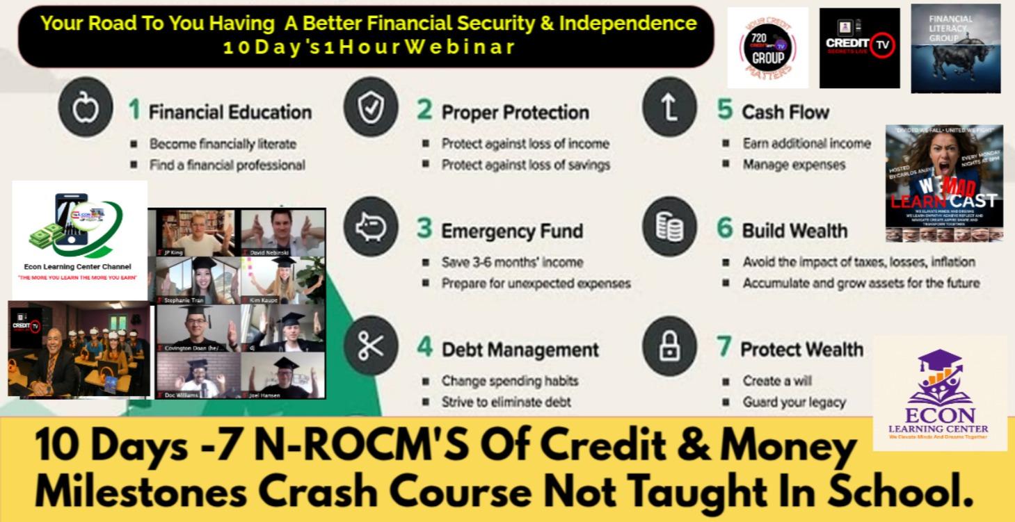 10 Days -7 Credit & Money Milestones Crash Course