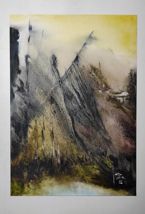 "La Desforestación" (acuarela)