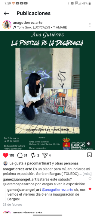 Exposición de Ana Gutierrez