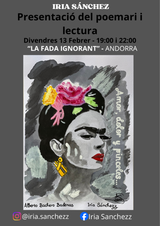 Presentación poemario “Amor, dolor y pinceles”