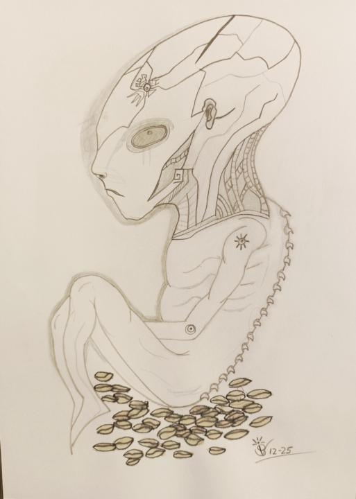 Artebenitez automorfosis – serie del café (5/6)