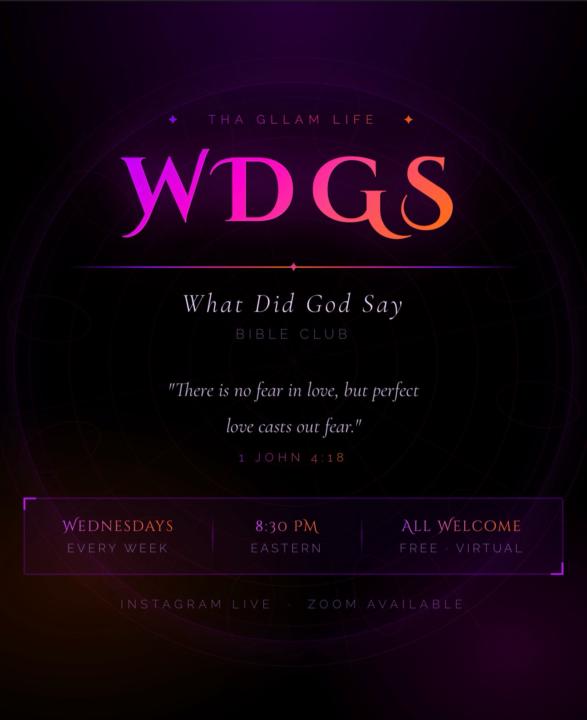 🎉What Did God Say Bible Club 💌