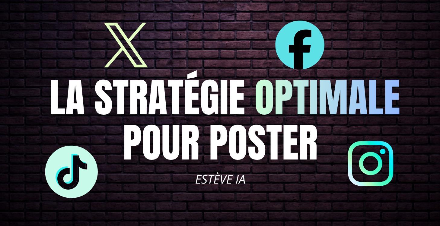 6 - LA STRATÉGIE POUR POSTER