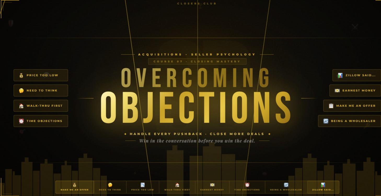 Overcoming Objections