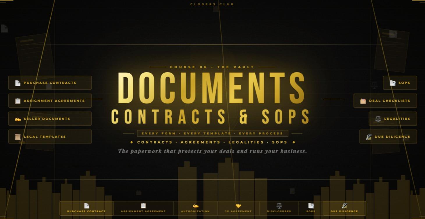 Contracts | Documents | SOP's