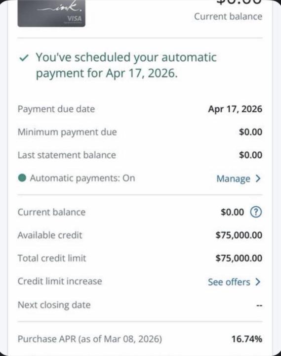 $75k Approval at Chase Bank!