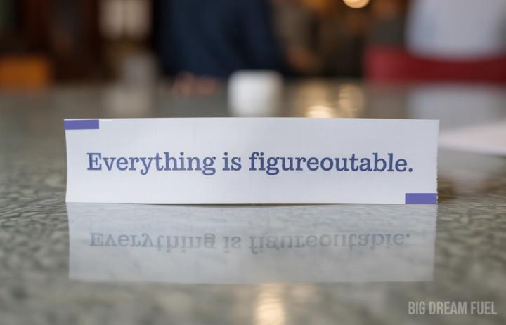 Fortune cookie wisdom!