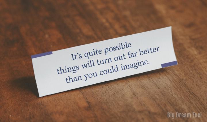 More fortune cookie wisdom!
