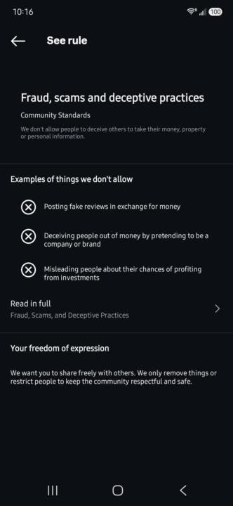 Instagram Restrictions on my account