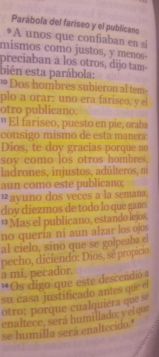 Parábola del Fariseo y el Publicano