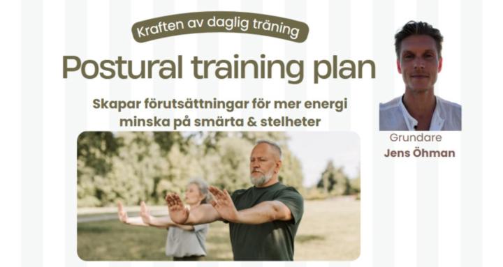 Postural Training Plan