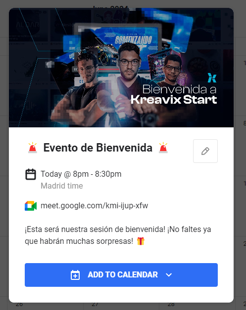 LLAMADA EN DIRECTO HOY con todo el equipo KREAVIX 