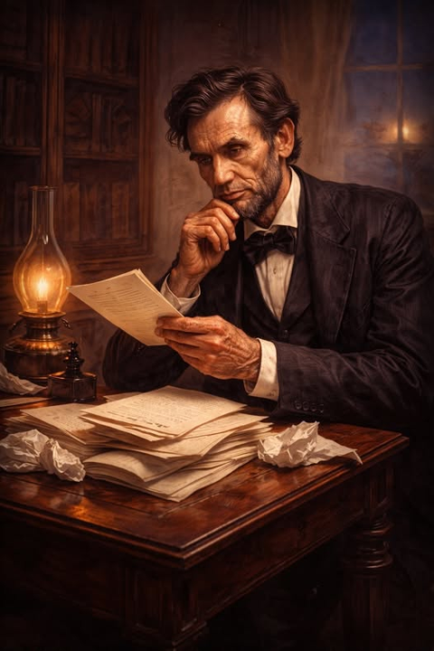 Abraham Lincoln ~ A Quiet Habit..